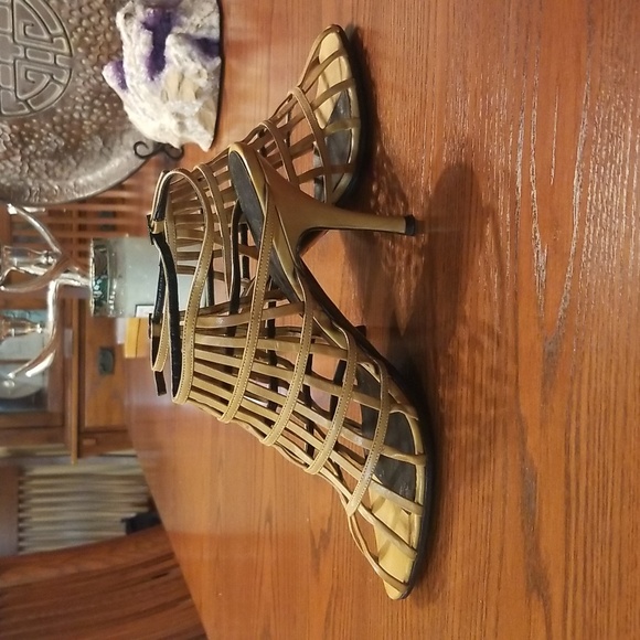 Stunning Yves Saint Laurent Cage Heels Sandals 39 - Picture 6 of 15